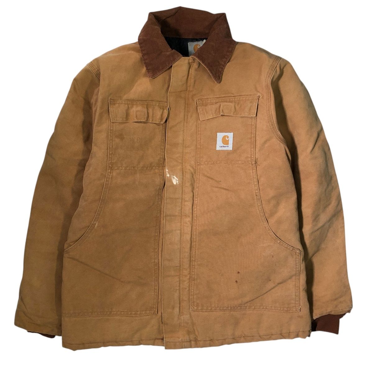 【にこ】80s〜90s Carhartt カーハート ワークジャケット 80s~90s USA製 Carhartt ビッグサイズ カーハート ダック地