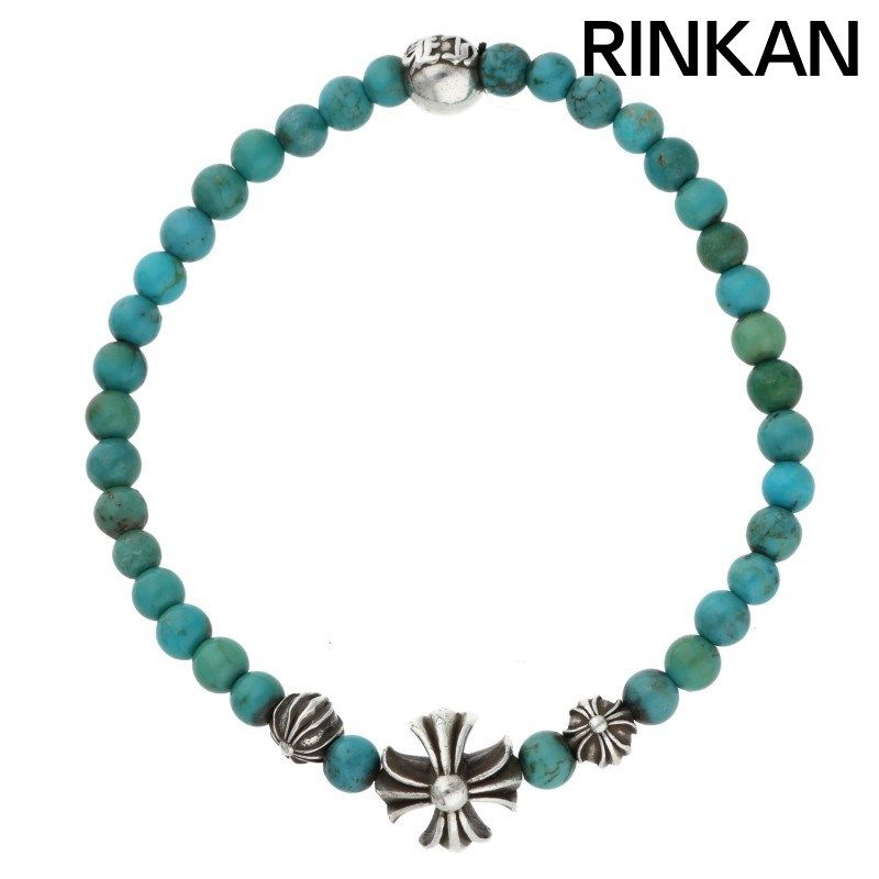 クロムハーツ 4mm BEAD|4mmビーズブレス BEAD4mmターコイズビーズブレスレット メンズ