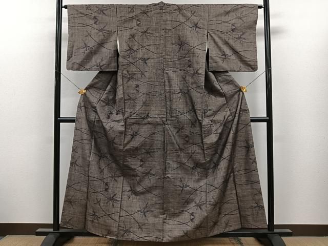 平和屋着物□本場大島紬 9マルキ 枝葉文 正絹 逸品 CAAR6316kb - メルカリ 