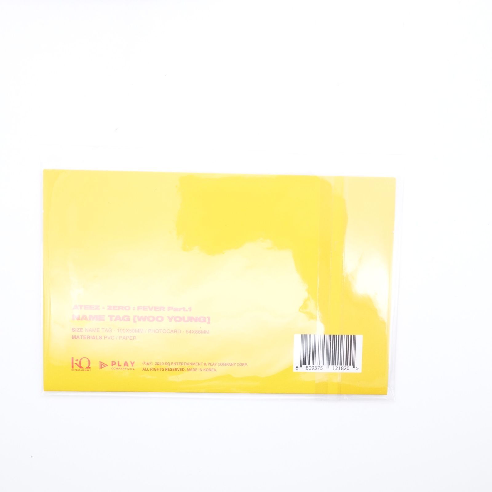 ATEEZ ネームタグ ウヨン トレカ wooyoung フォト カード