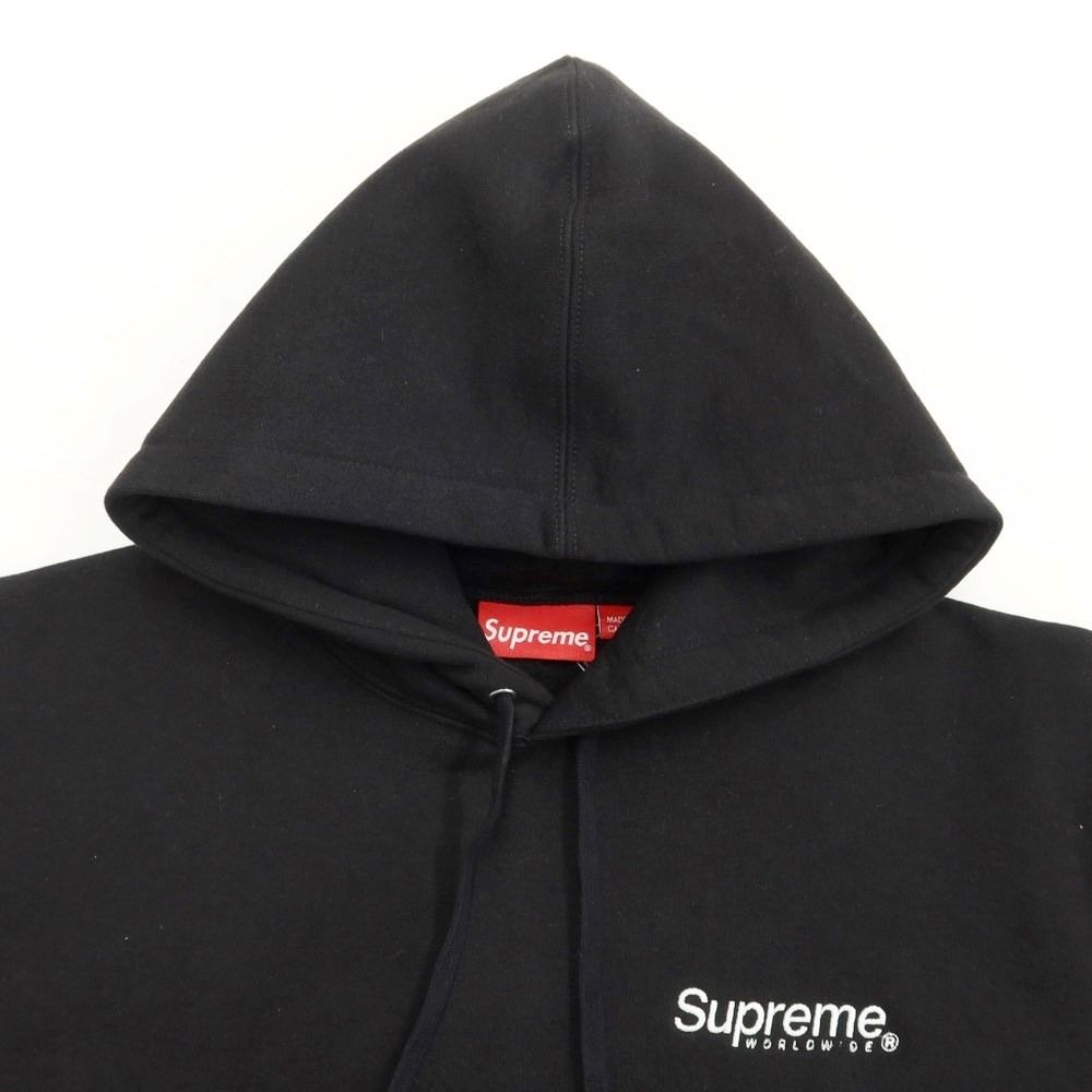 中古】【未使用】シュプリーム Supreme 2023年春夏 Worldwide Hooded Sweatshirt 裏起毛 スウェットパーカー  ブラック【サイズM】【メンズ】 - メルカリ