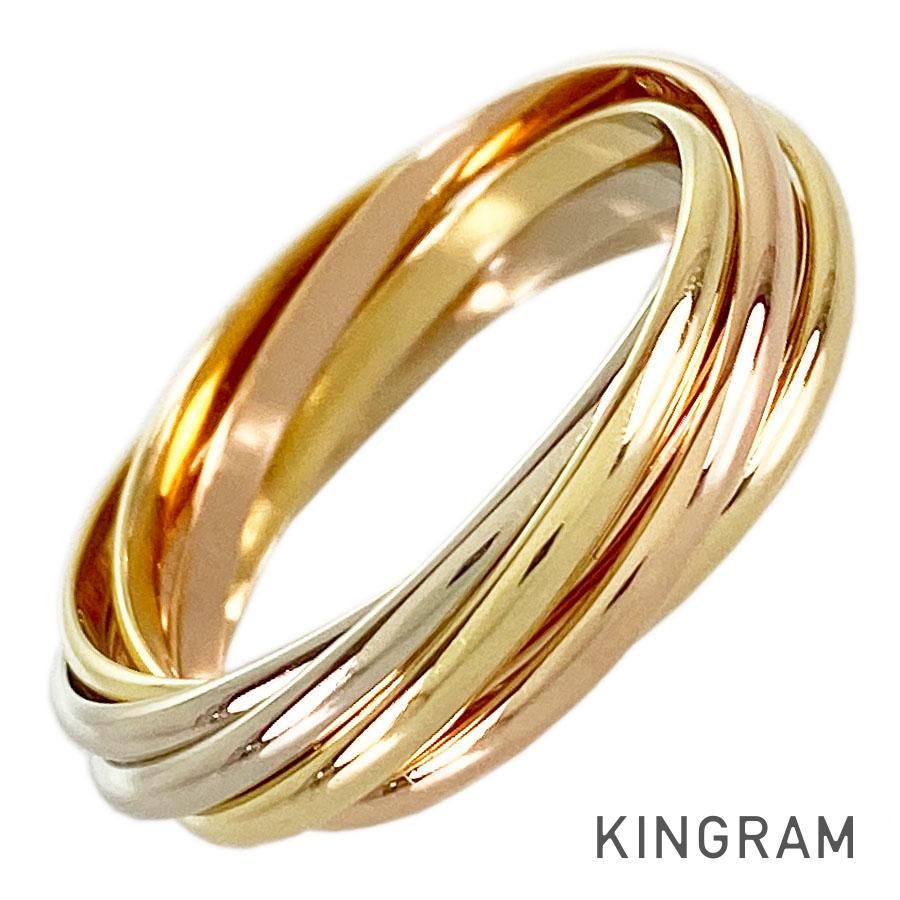 カルティエ CARTIER トリニティ K18YG 16号(56) リング sss【中古