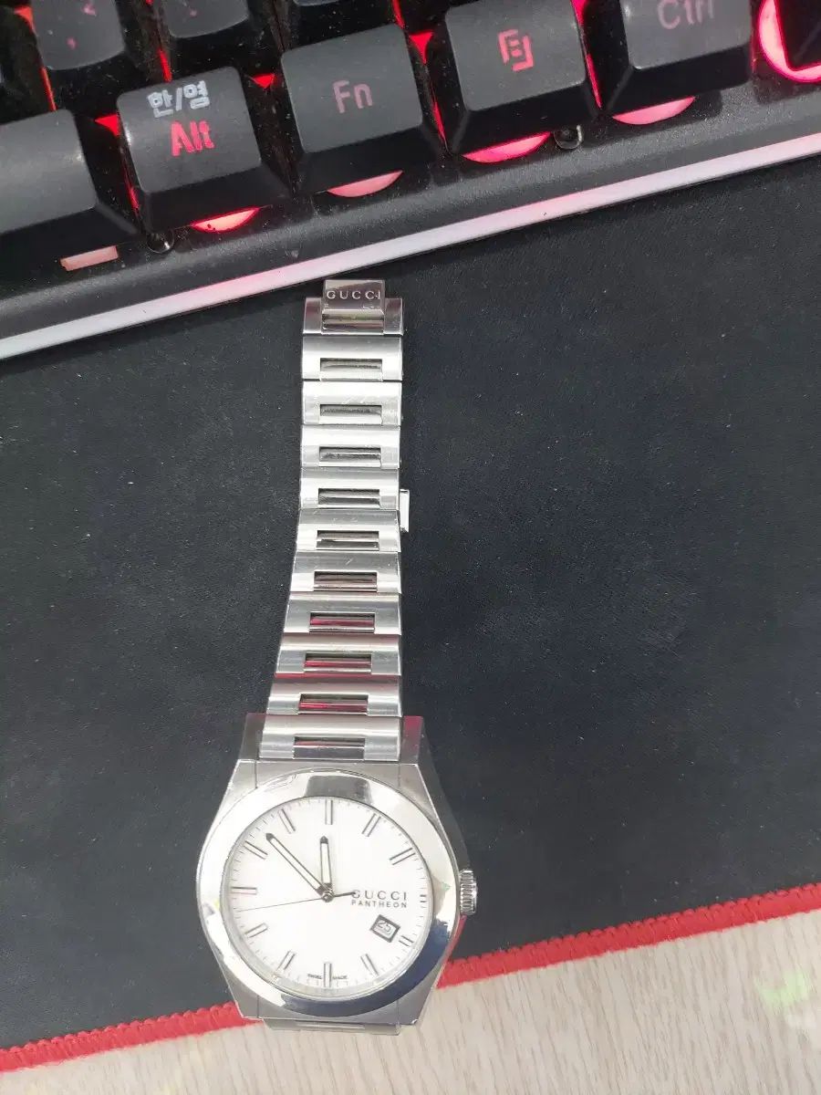  クイック グッチ パンテオン メタル 時計 金属ベルト 時計