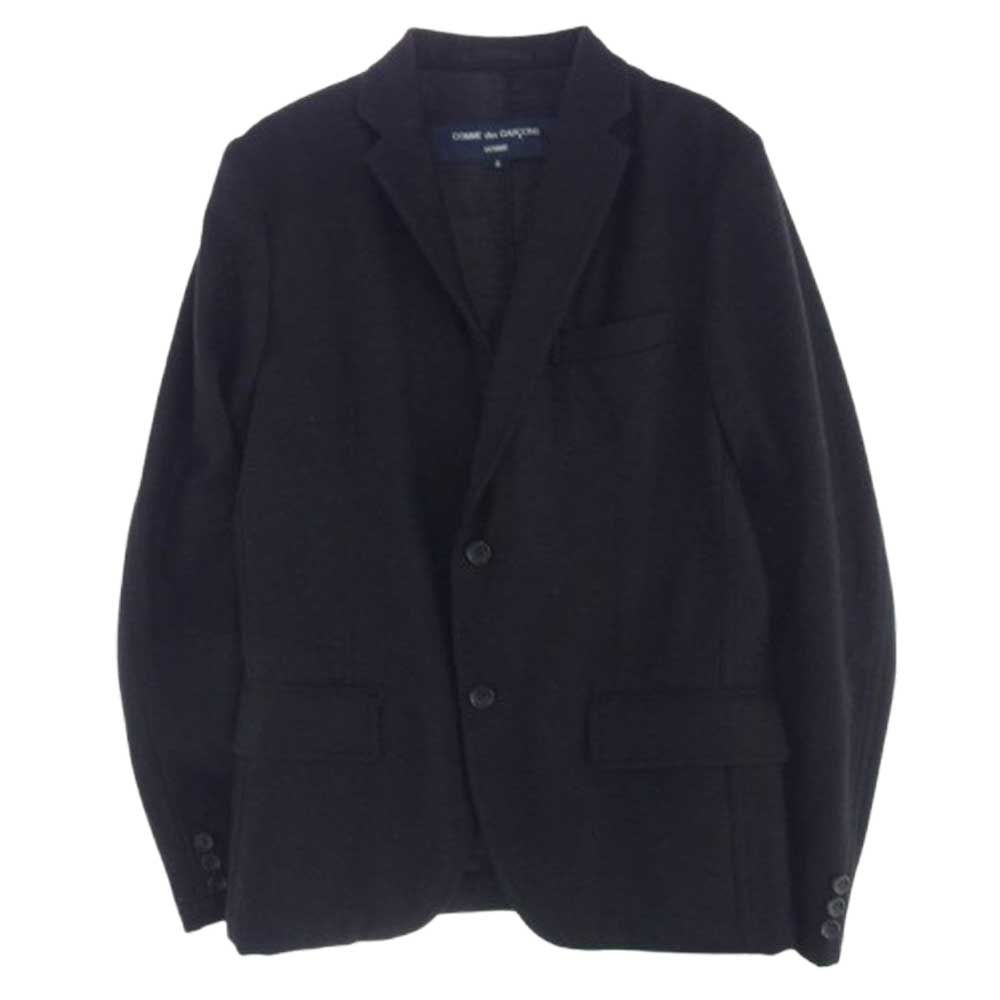 COMME des GARCONS HOMME PLUS コムデギャルソンオムプリュス 06AW HR-J060 ウール 2B テーラード ジャケット ブラック系 S