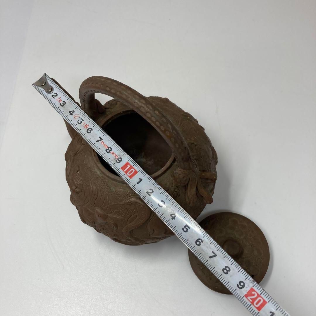 極上手 萬古焼 十二支急須 横幅約14.5㎝ 東Y5-1215☆2Fトコチ