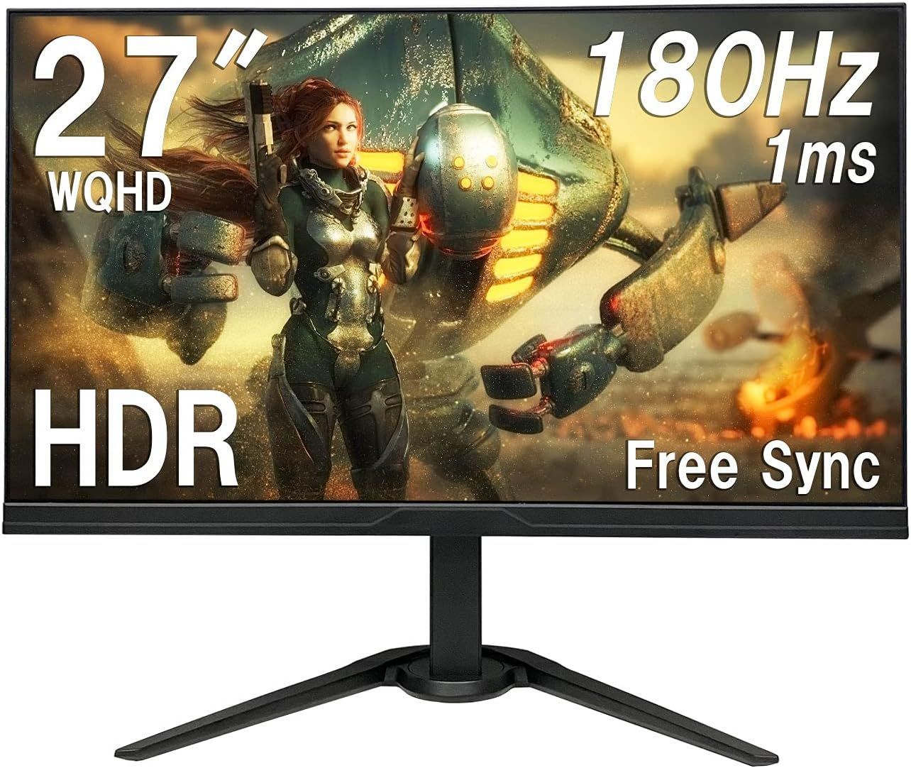 Pionerosリフレッシュレート180Hz対応ゲーミングモニターKPGM270