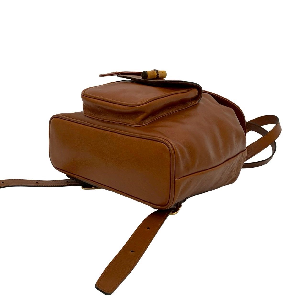 極 美品 袋付 GUCCI グッチ オールドグッチ バンブー ターン