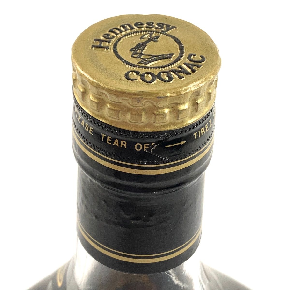 2924】ヘネシーXO Hennssy XO クリアボトル 金キャップ コニャック 0.7