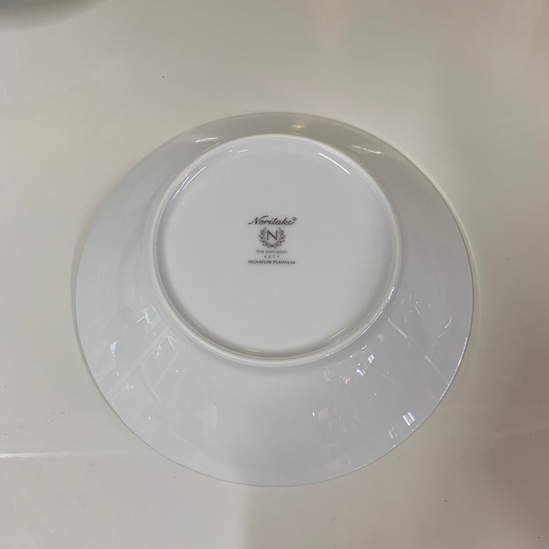 Noritake ノリタケ シグニチャープラチナ 19cm ディーププレート 皿 5