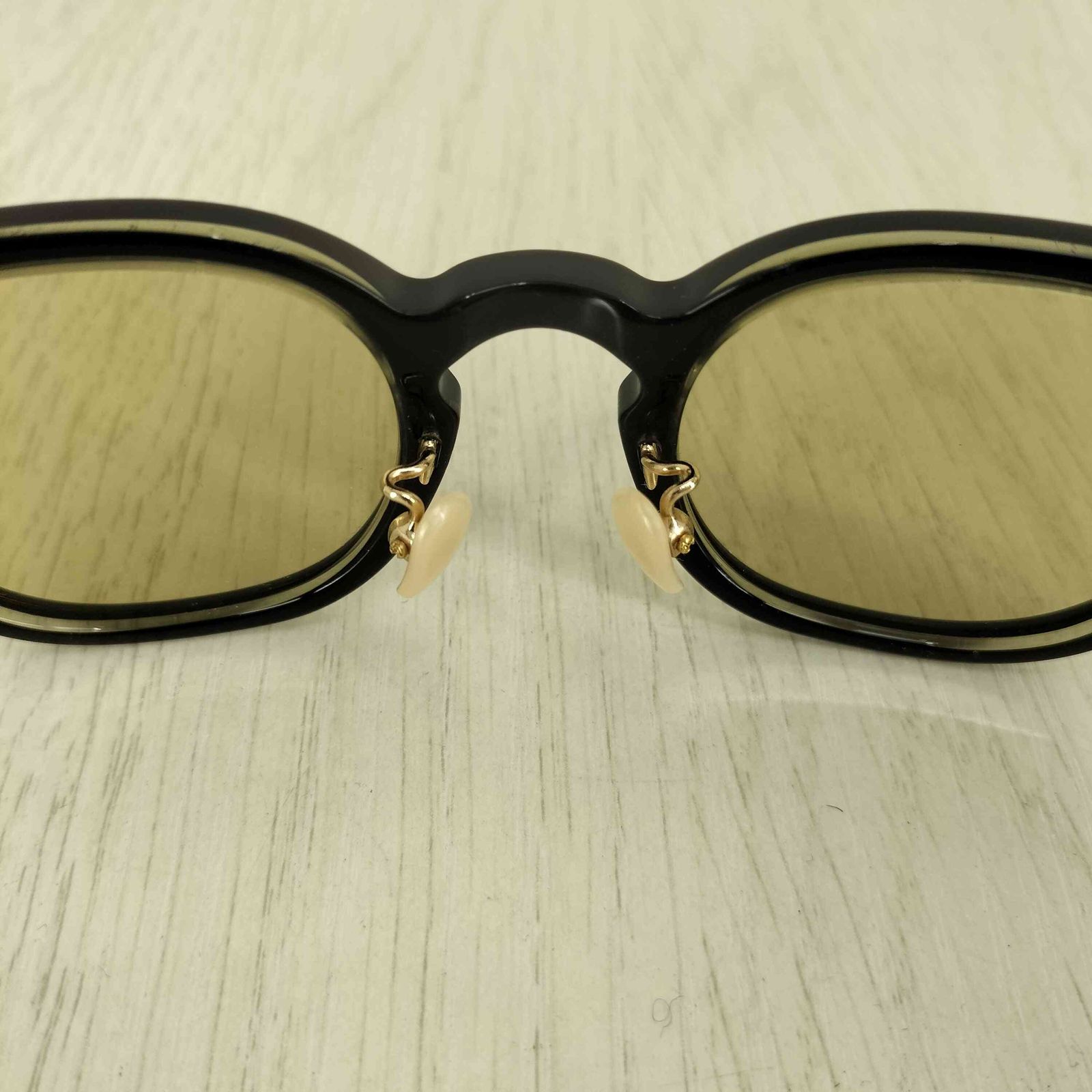 モスコット MOSCOT ×POKER FACE 別注 LEMTOSH BLACK ECRU メンズ 45 
