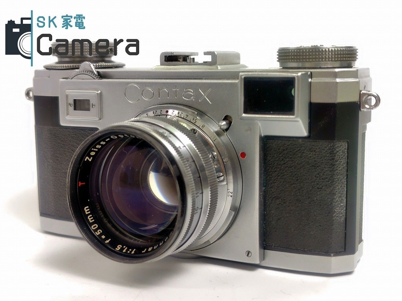 CONTAX - 【中古】 ZEISS IKON CONTAX Ⅱa Sonnar 50ｍｍ F1.5 T カラーダイヤル IIa レンジファインダー 現状品 中古】 ZEISS IKON CONTAX Ⅱa Sonnar 50mm F1.5 T カラー