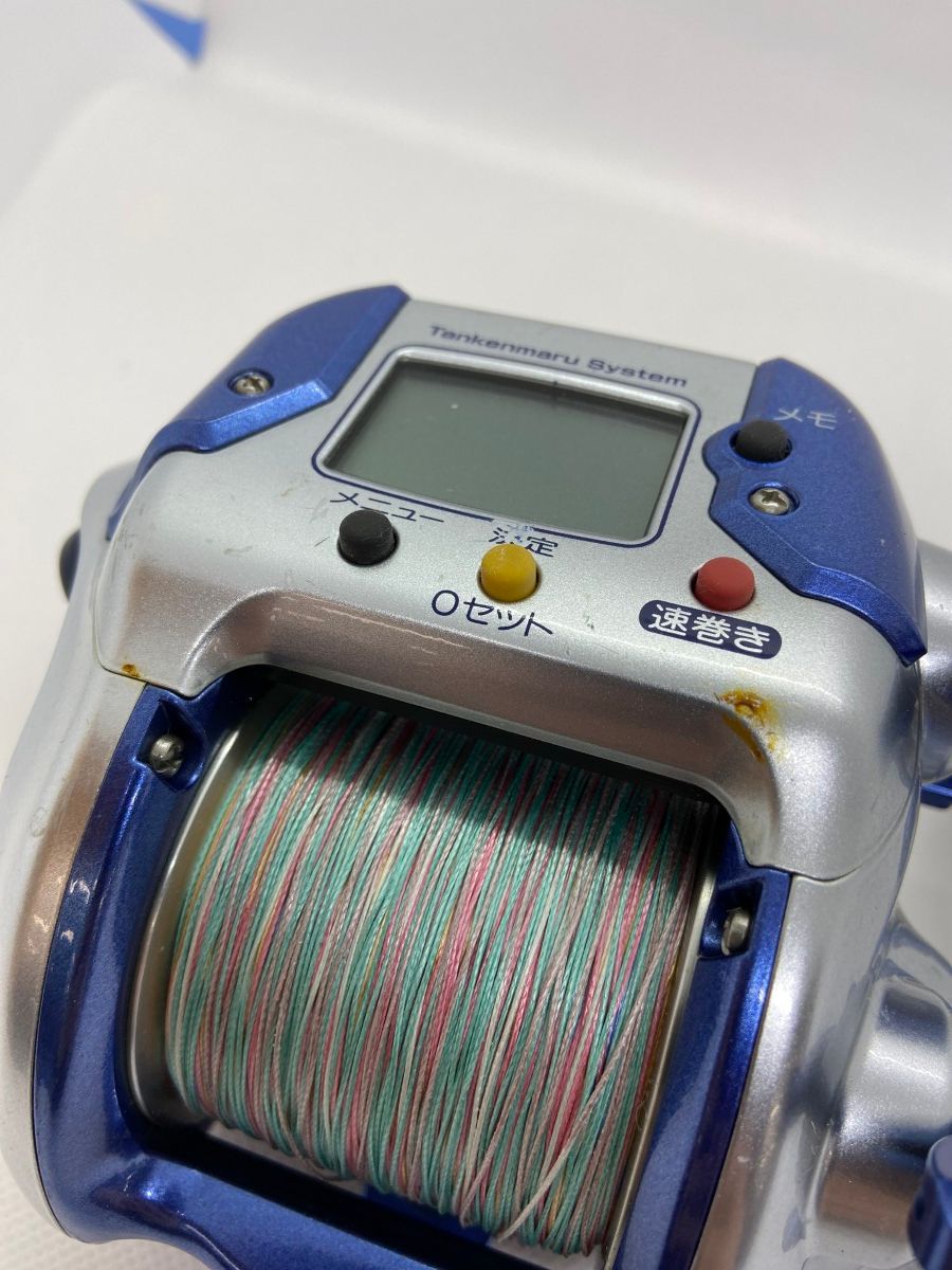 SHIMANO - ΨΨSHIMANO シマノ 電動リール　 04’電動丸3000H　 ケーブル付 ケーブル補修有 01860 SHIMANO シマノ 電動リール 04電動丸 3000H 01860 傷や汚れあり