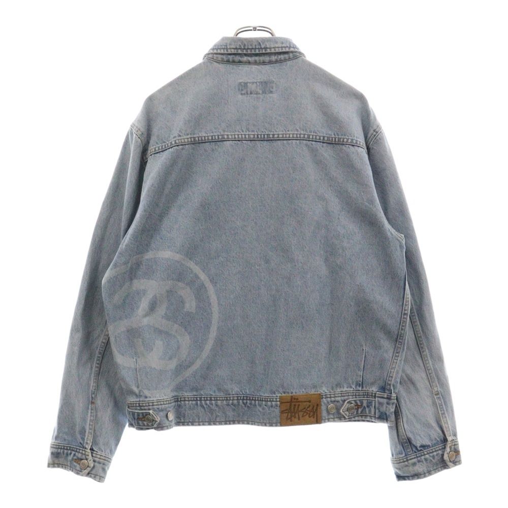 STUSSY (ステューシー) SS-LINK ZIP WORK JACKET ロゴプリント 