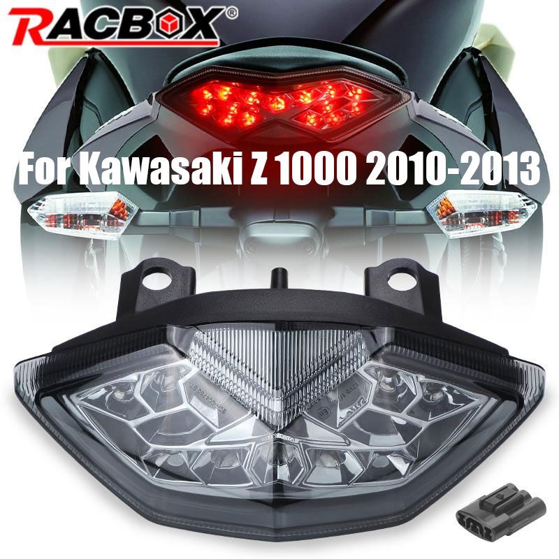 専用!! カワサキ Z1000 2010年~2013年用 リアバイク 二輪LEDテールライト 赤・黄