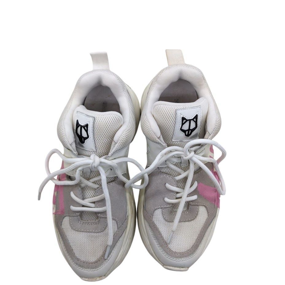 水 Naked Wolfe ホワイトプラットフォームスニーカー Naked Wolfe スニーカー NakedWolfe/ネイキッドウルフ/Sprinter