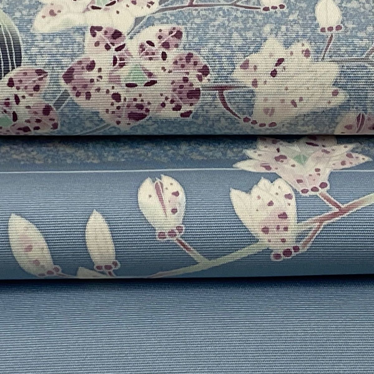 平和屋着物□極上 工芸染織宮下 九寸名古屋帯 刺繍 絞り 松花菱文 紫