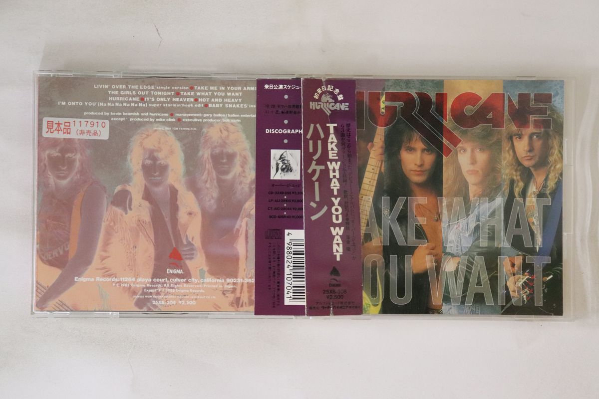 CD CD Hurricane Take What You Want 25XB308PROMO ENIGMA プロモ /00110