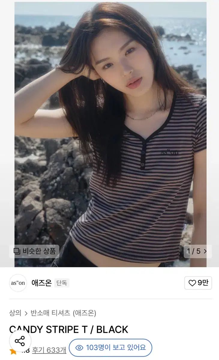 エゾン ストライプ Tシャツ