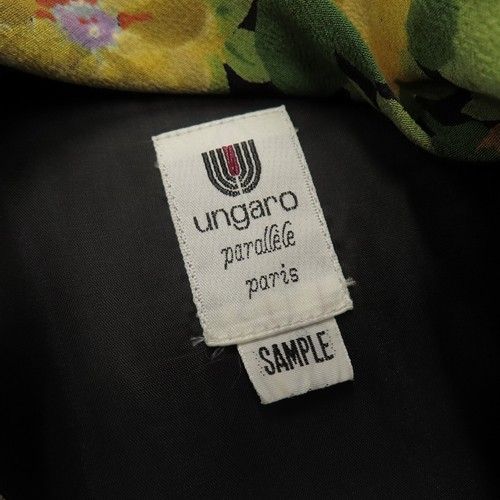 2734◆ungaro(ウンガロ)ヴィンテージ花柄ジャケット★9号 2734◇ungaro(ウンガロ)ヴィンテージ花柄ジャケット☆9号 2734