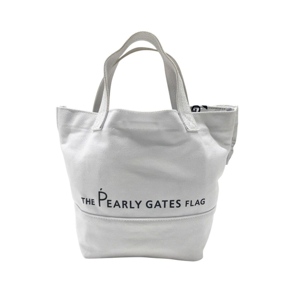 PEARLY GATES ホワイト カートバッグ PEARLY GATES (パーリーゲイツ) カートバッグ ホワイト