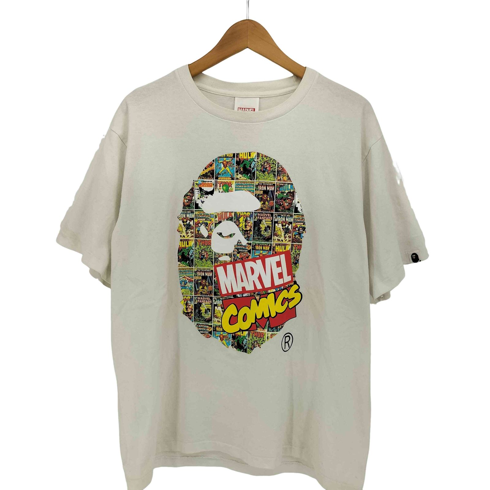 【A BATHING APE】アベイシングエイプ コミックアートTシャツ アベイシングエイプ A BATHING APE USコミックコラボ Tシャツ