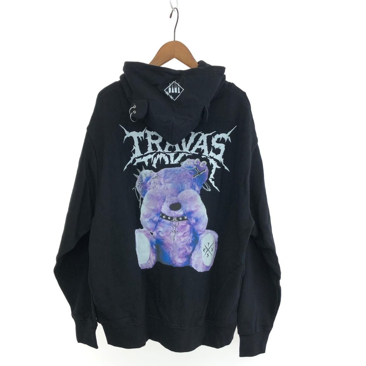 TRAVAS TOKYO くまプリントジップデザインパーカー　お値下げ可能です。 TRAVAS TOKYO（トラバス トウキョウ）の「『TRAVAS TOKYO