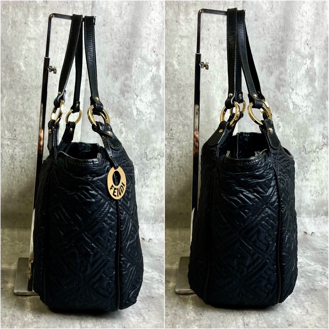 ✨良品✨ FENDI フェンディ トートバッグ ハンドバッグ キルティング