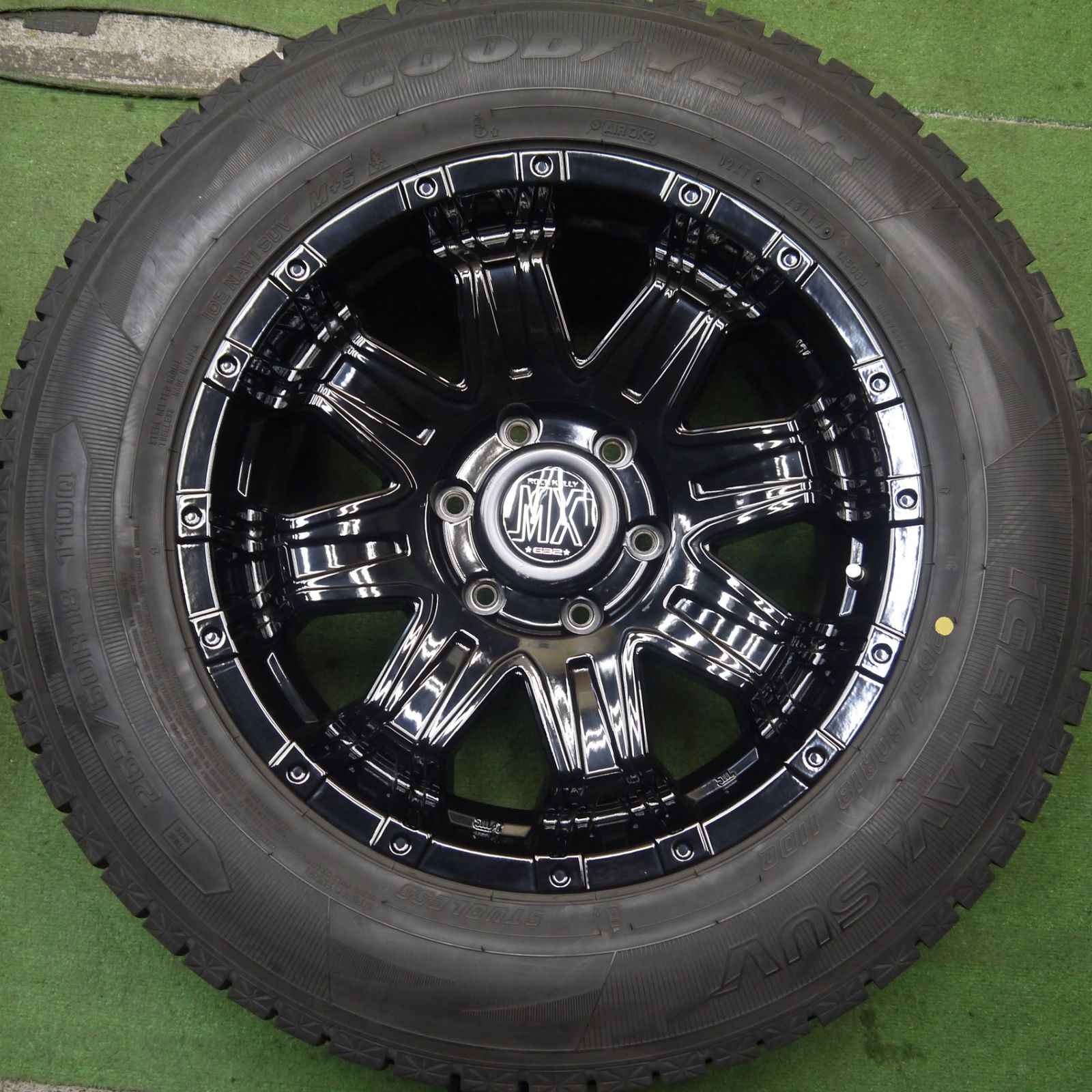 ロックケリー MX-Ⅱ 17インチ 6.5j+38 6/139.7 4本セット ハイエース