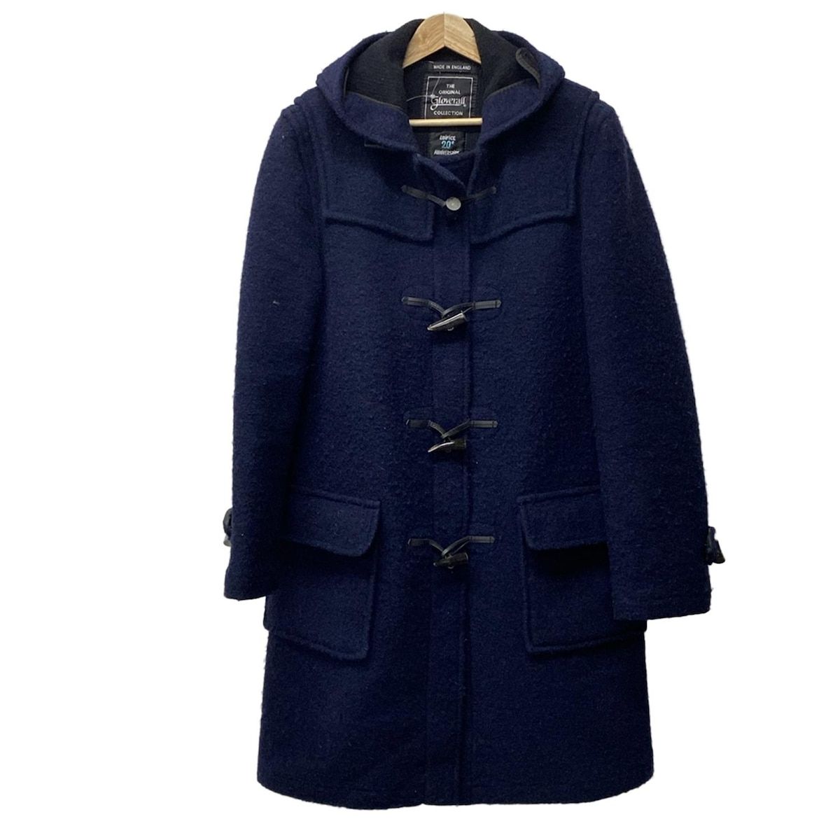 【美品】Gloverall グローバーオールダッフルコート　ネイビー　Ｌ gloverall グローバーオール ダッフルコートネイビーL