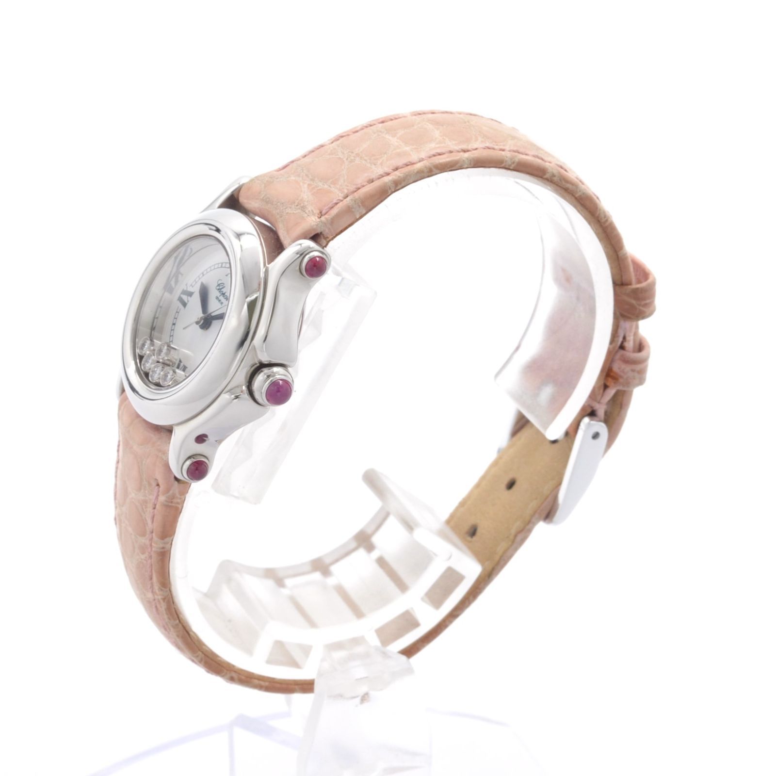 内部点検済】CHOPARD ショパール ビーハッピー 27/8245 5Pダイヤ 