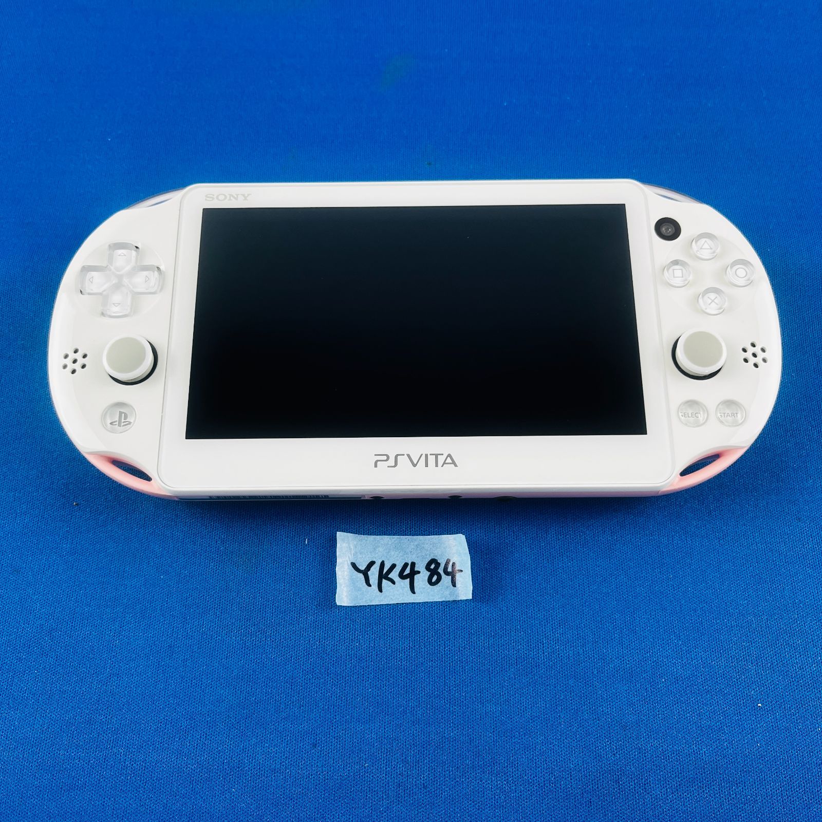 YK484 SONY ソニー PlayStation Vita 本体 Wi-Fiモデル PCH-2000 ZA19 ライトピンク ホワイト PS Vita 携帯型ゲーム機 第7世代 プレステ プレイステーション