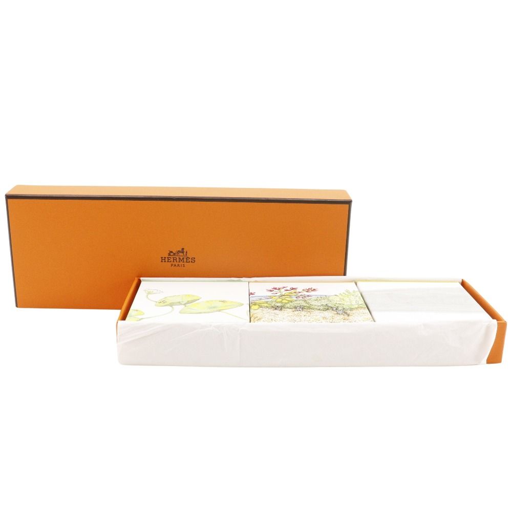 \最終お値下げ/HERMÈS 庭園のフレグランス　パフュームドソープ3個セット HERMES】エルメス パフュームドソープ3個セット 庭園のフレグランス