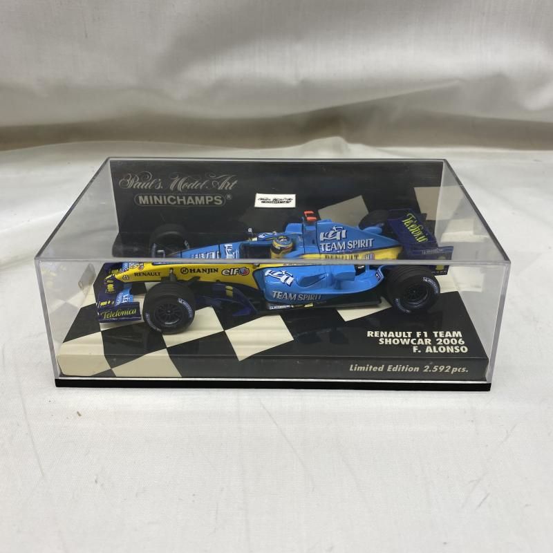中古】開封)ﾐﾆﾁｬﾝﾌﾟｽ1/43 ﾙﾉｰ F1 ﾁｰﾑ F.ｱﾛﾝｿ 2006 ｼｮｰｶｰ[22