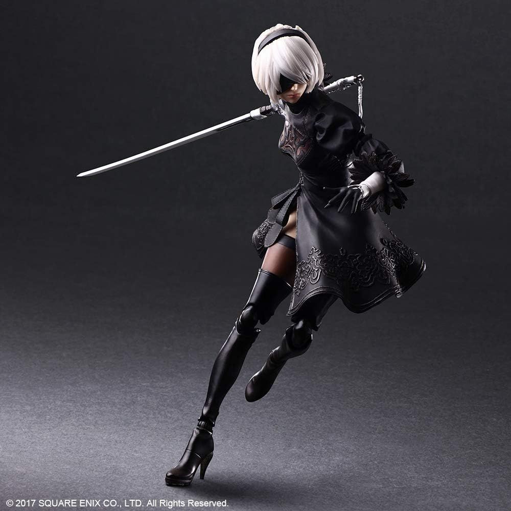 【未開封】ニーア オートマタ PLAY ARTS改 ヨルハ 二号 B型 DX版 2B＆9Sがプレイアーツ改に！全高約25センチの大ボリューム
