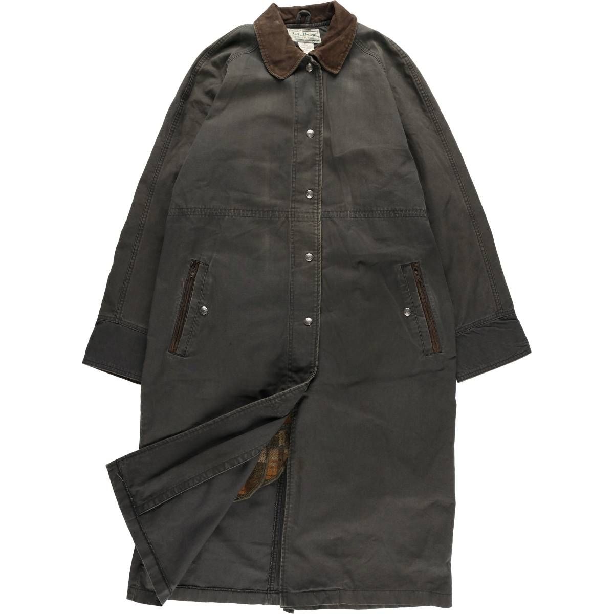 古着 70~80年代 エルエルビーン L.L.Bean ステンカラーコート バルマカーンコート レディースM相当 ヴィンテージ|eaa575124