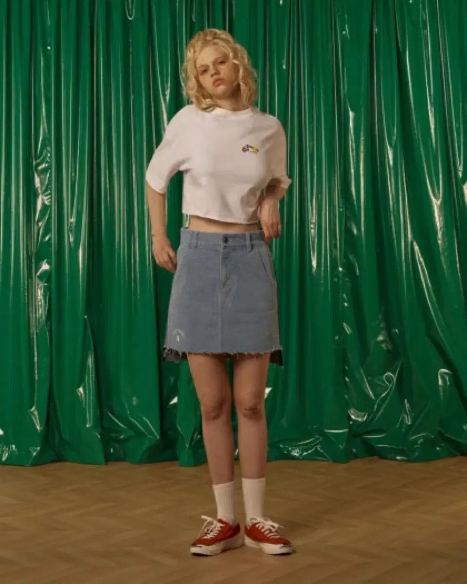 ADER ERROR アーダーエラー デニム ミニ スカート