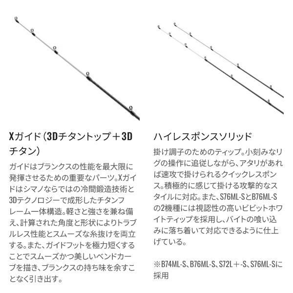 あー シマノ ЯⅠ 25 ブレニアス XR B76ML-S ロッド ソルト竿 ( 2025年