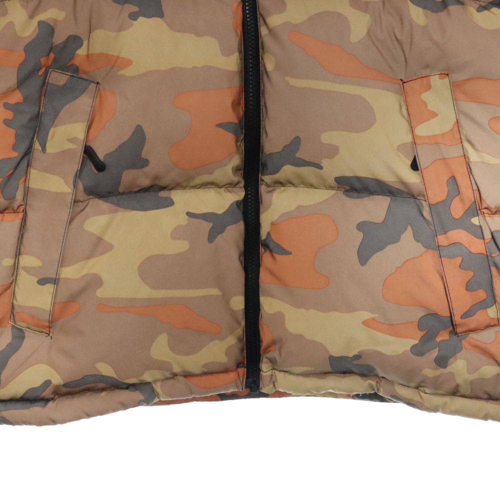 シュプリーム SUPREME x Supreme オレンジ迷彩ダウンジャケット リフ