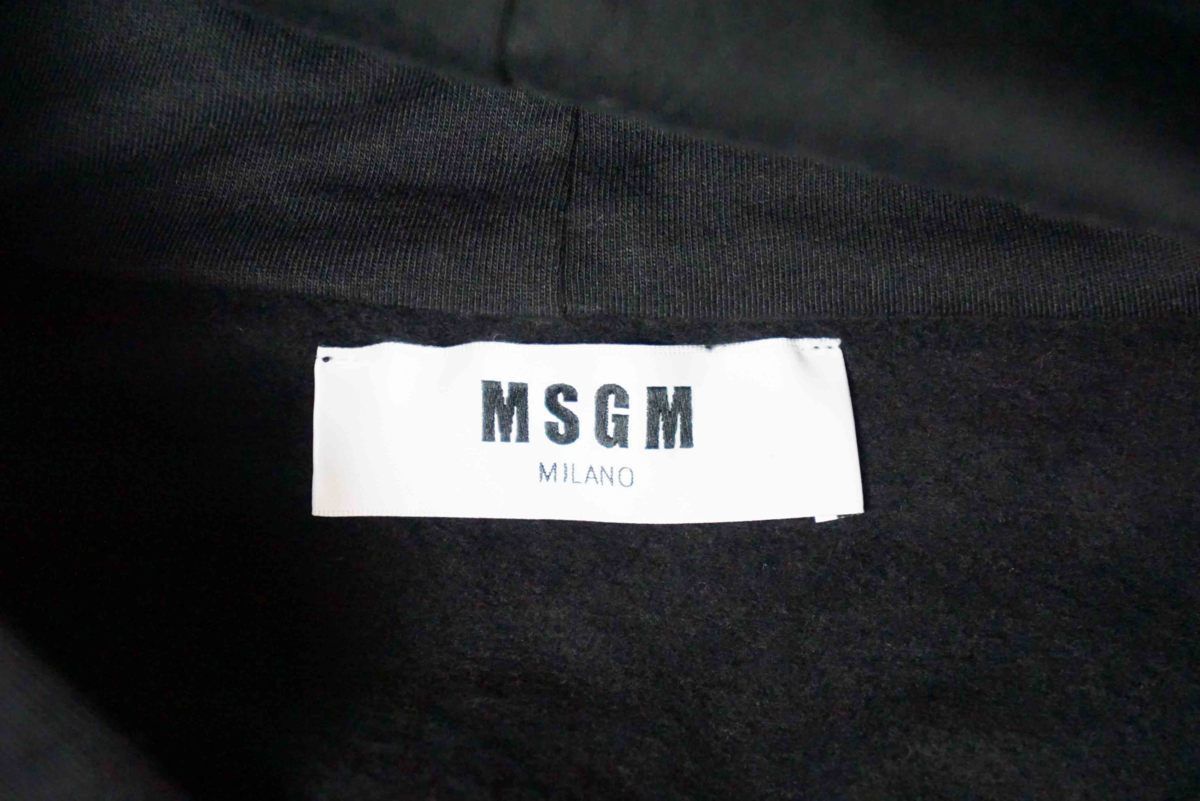 MSGM レディース フード付きトレーナー ブラック 新品 ▽ S C872.. - メルカリ