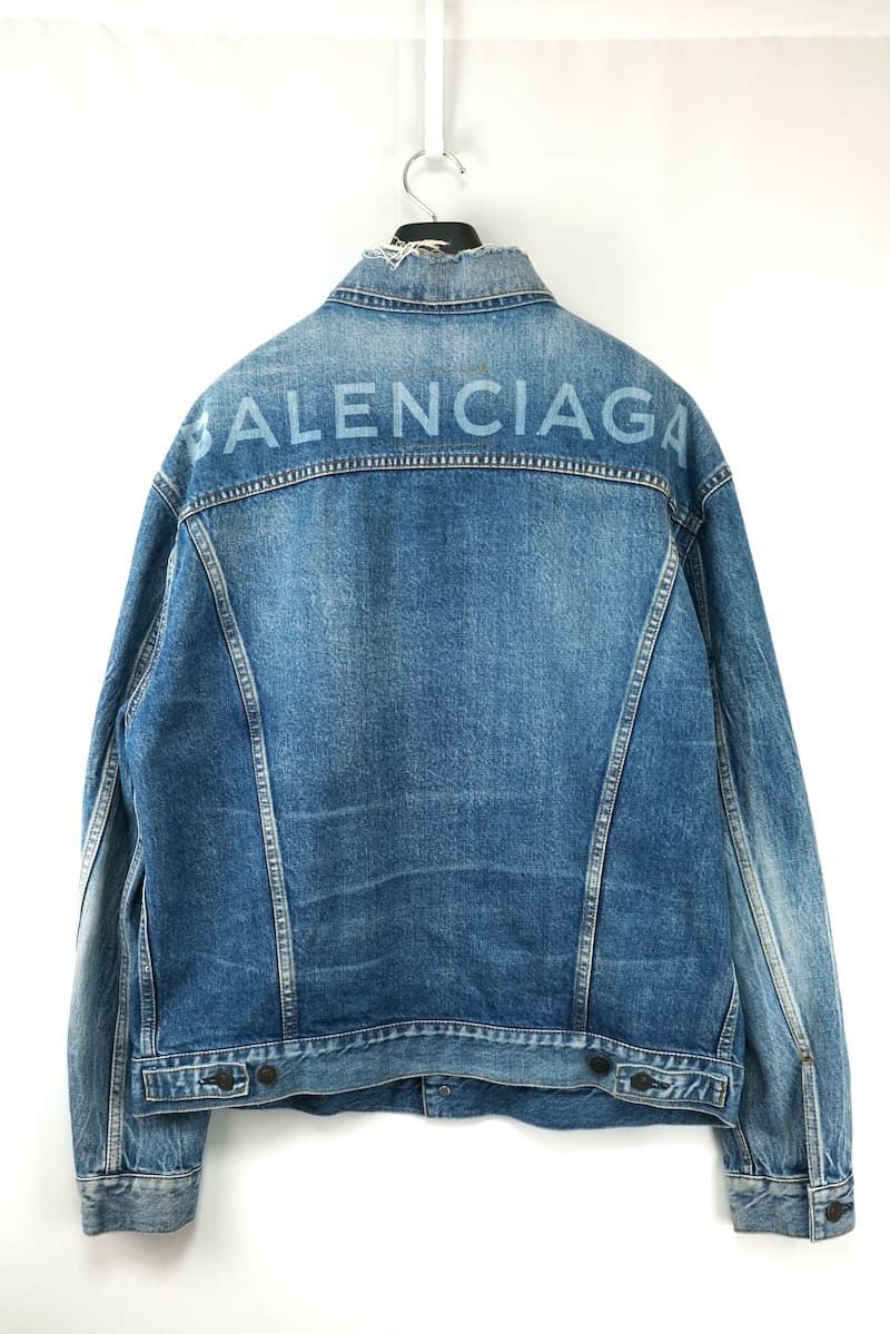 BALENCIAGA バレンシアガ デニムジャケット バックロゴ Gジャン