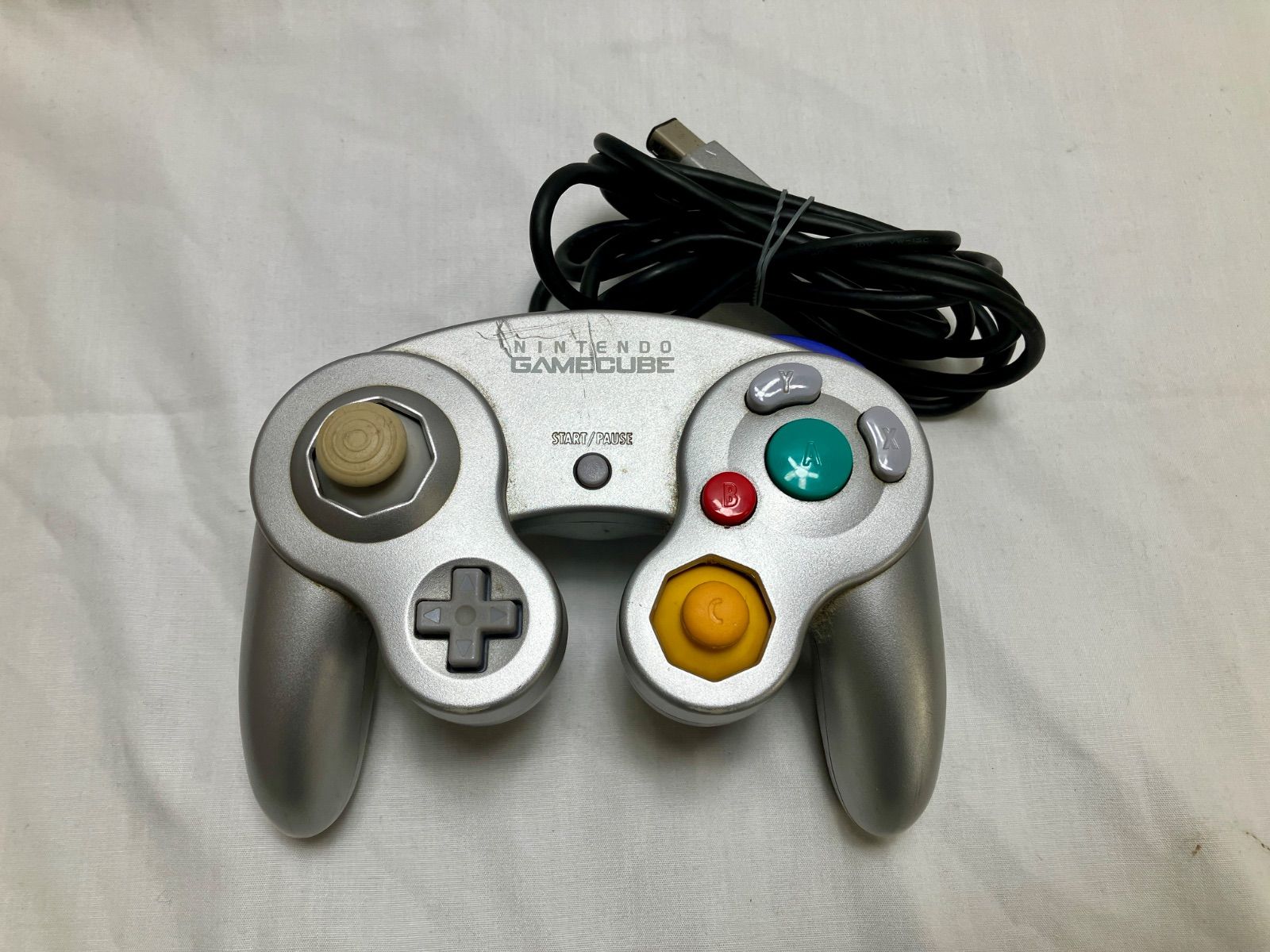 質Banana 動作 品 任天堂 ゲームキューブコントローラー DOL-003 純正 GCコン シルバー 12個 UP786_INFO