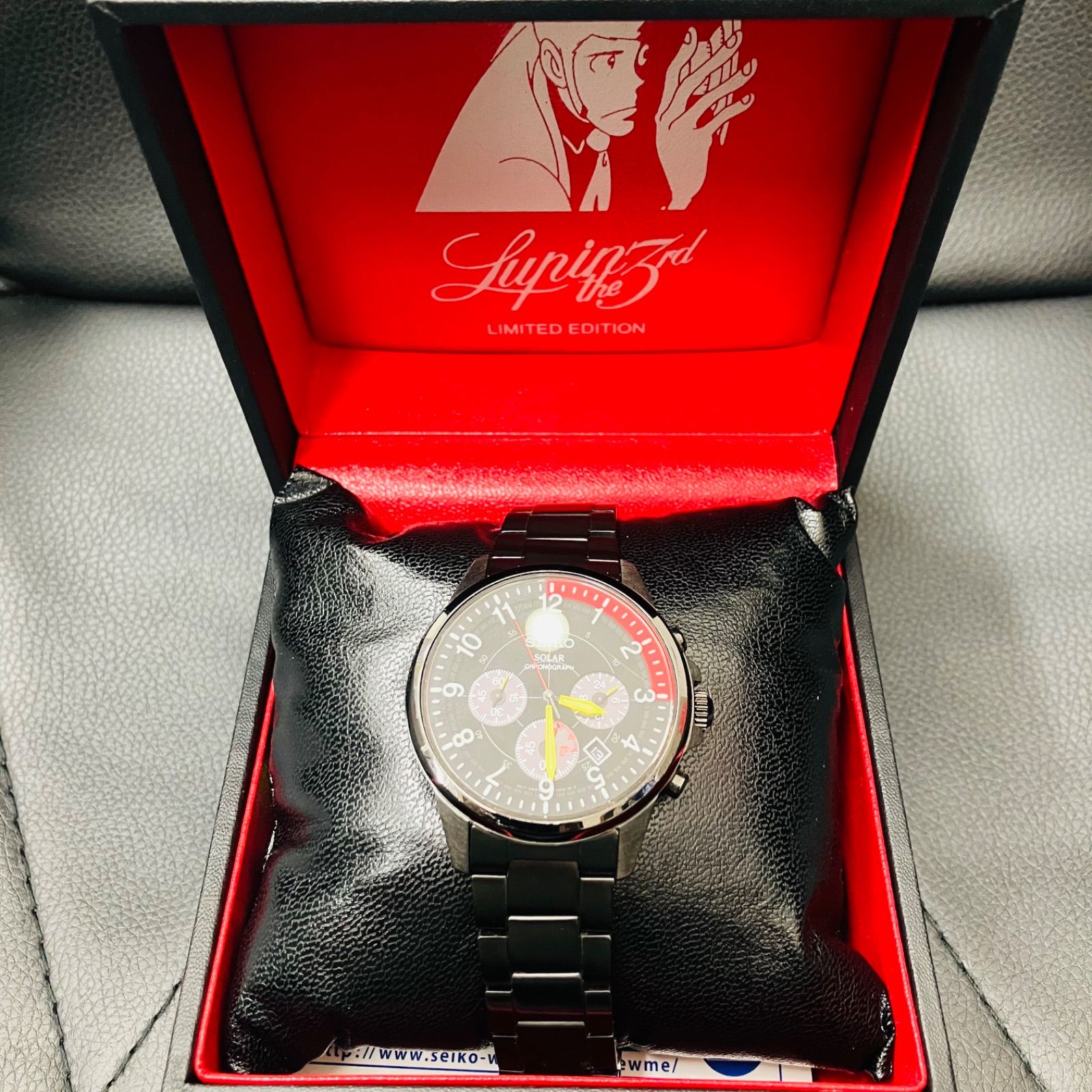 800本限定SEIKO ソーラークロノ ルパン3世 峰不二子モデル 腕時計