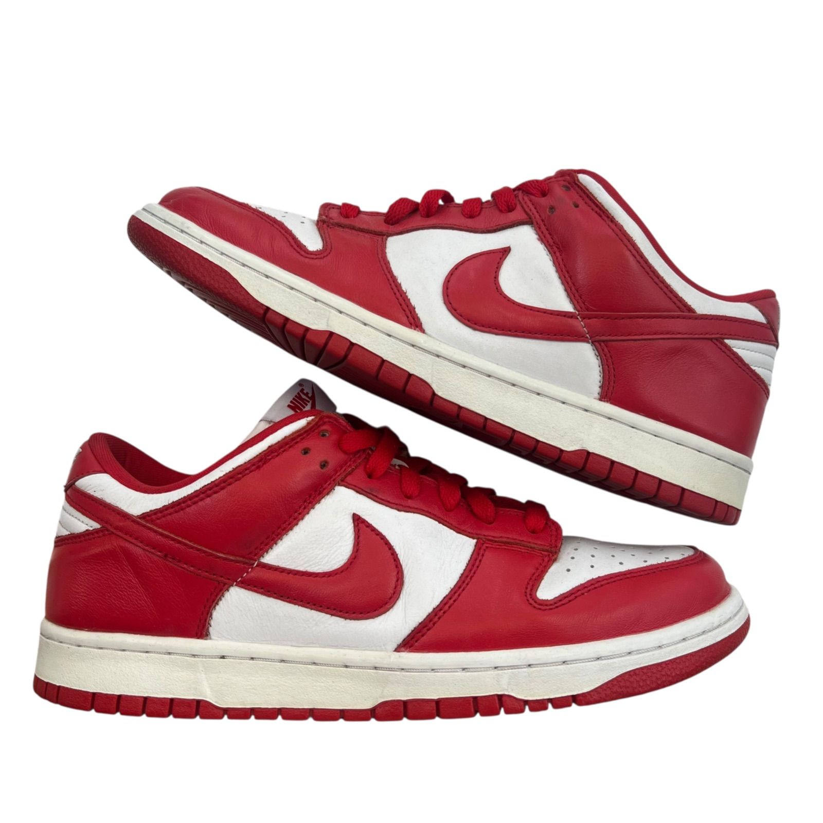 Nike Dunk Low SP White and University Red 27cm CU1727-100 ナイキ 