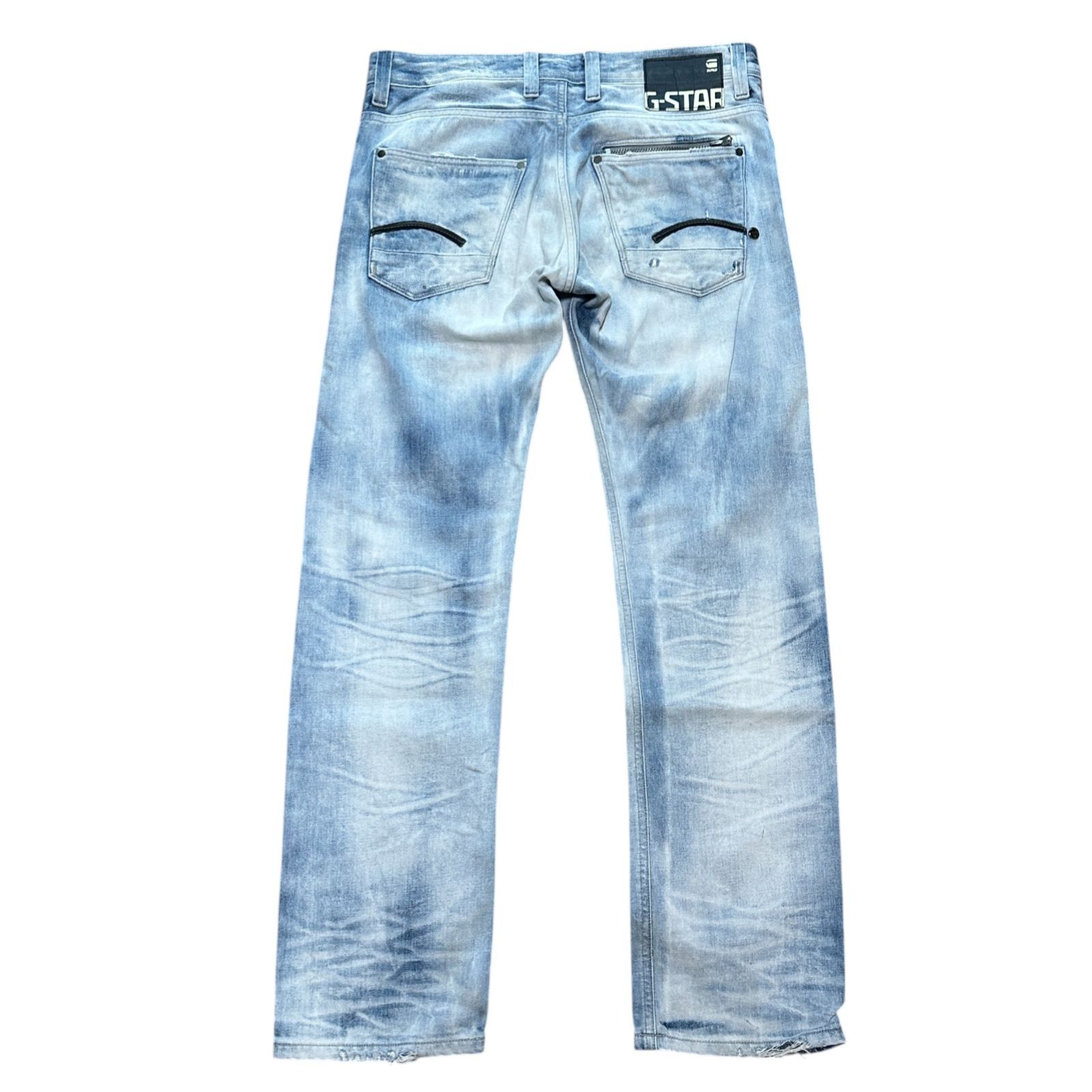 G-STAR ストレートデニム ライトブルー G-STAR RAW ATTACC LOW STRAIGHT ライトブルー ストレートデニム