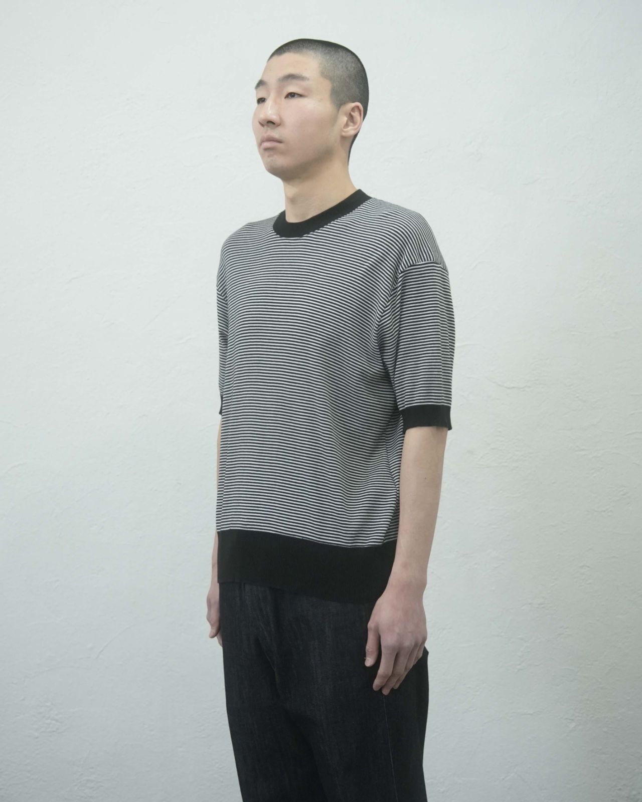 売れ筋商品|||gicipi / ARAGOSTA nero bianco ジチピ ブラック*ホワイト Tシャツ COUPON配布中 gicipi ジチピ GICIPI ニットメンズ ARAGOSTA カットソー サマー