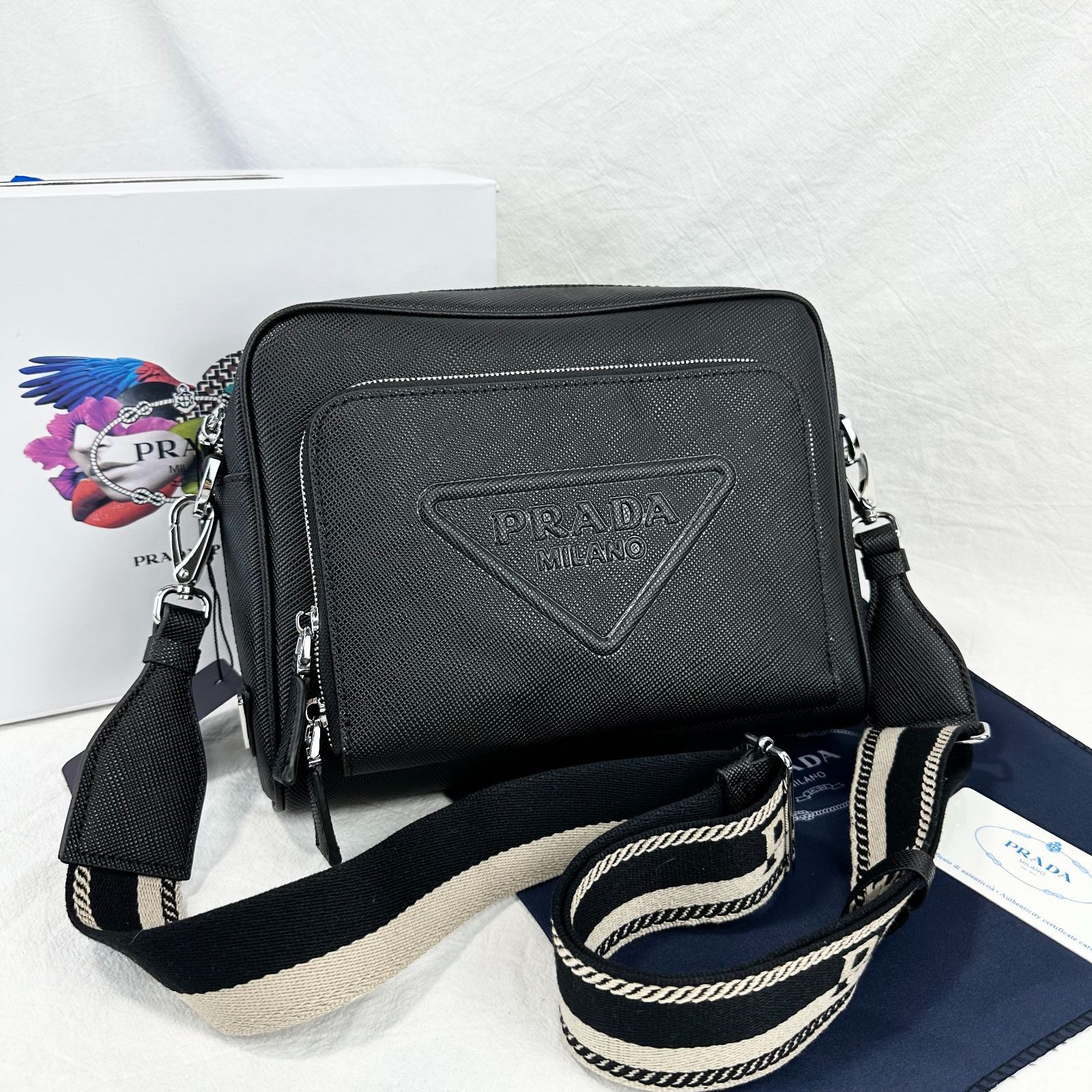 【美品/箱付き】PRADA プラダ　ショルダーバッグ 即日発送