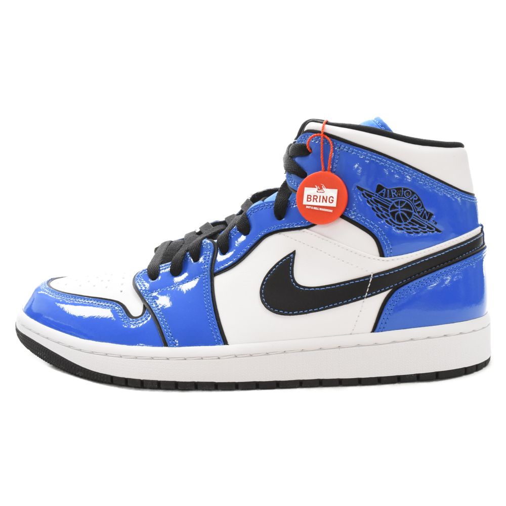 NIKE (ナイキ) AIR JORDAN 1 MID SE SIGNAL BLUE エアジョーダン1 ミッド シグナルブルー ミッドカットスニーカー ホワイト/ブルー US11/29cm DD6834-402