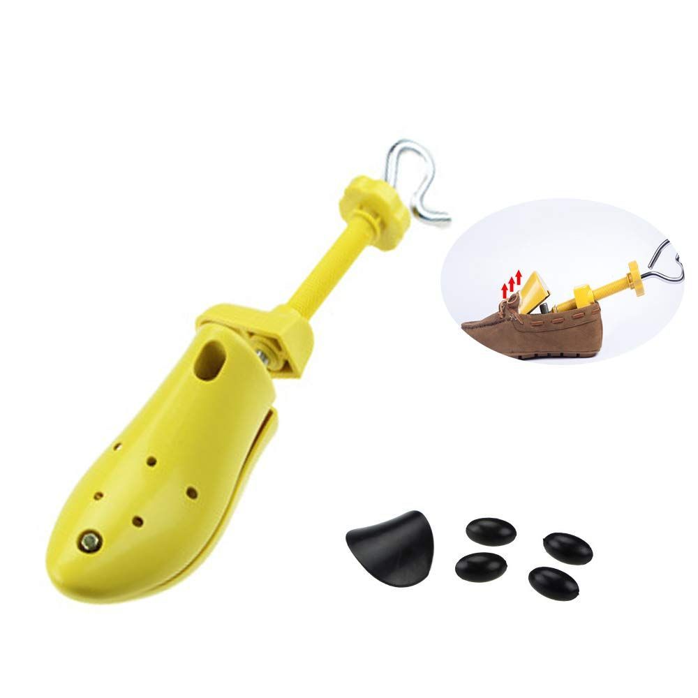 【新着商品】シューキーパー 靴伸ばし 足の甲と足長調節 左右兼用 足の甲の拡張専用 プラスチック製 (男性L（足長23.5-26.5cm)) シューズストレッチャー SHITORASU