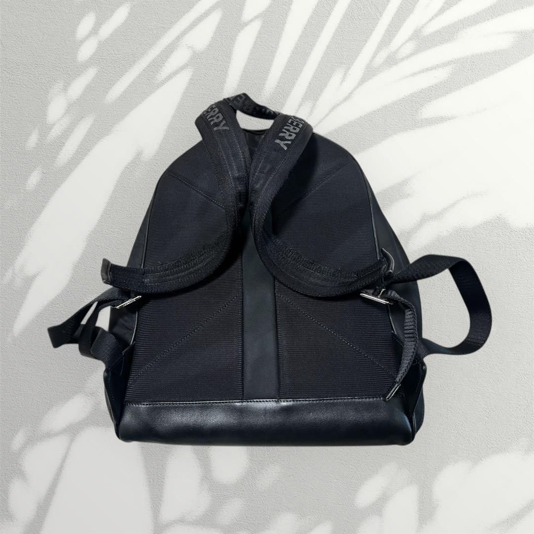 BURBERRY バーバリー ジェット ロゴプリント ナイロン ブラック 黒 
