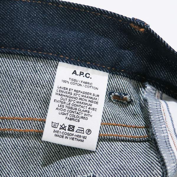 A.P.C. アーペーセー JEANS AARON ジーンズ アーロン インディゴ A.P.C. アーペーセー JEANS AARON ジーンズ アーロン インディゴ
